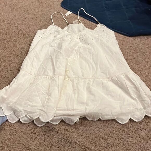 Anthropologie letimebe white blouse 4 - Picture 1 of 6